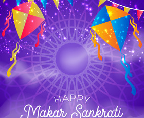 Happy Makar Sankranti Background