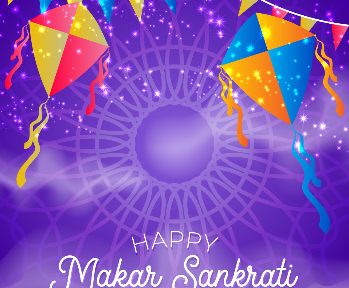 Happy Makar Sankranti Background