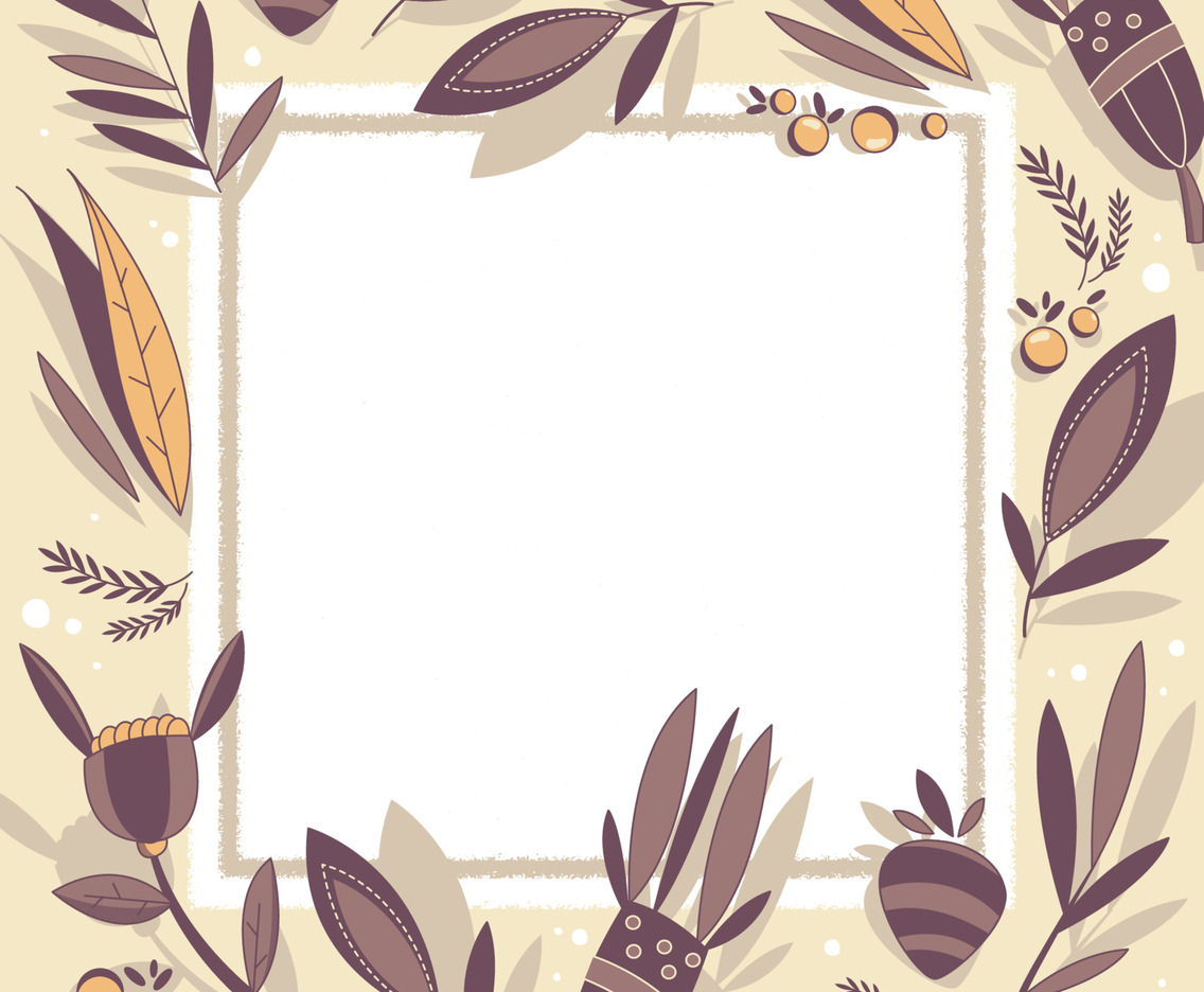 Winter Floral Background