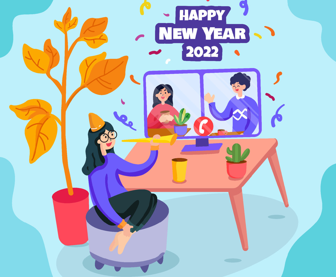 Virtual New Year's Eve Festivity Celebration