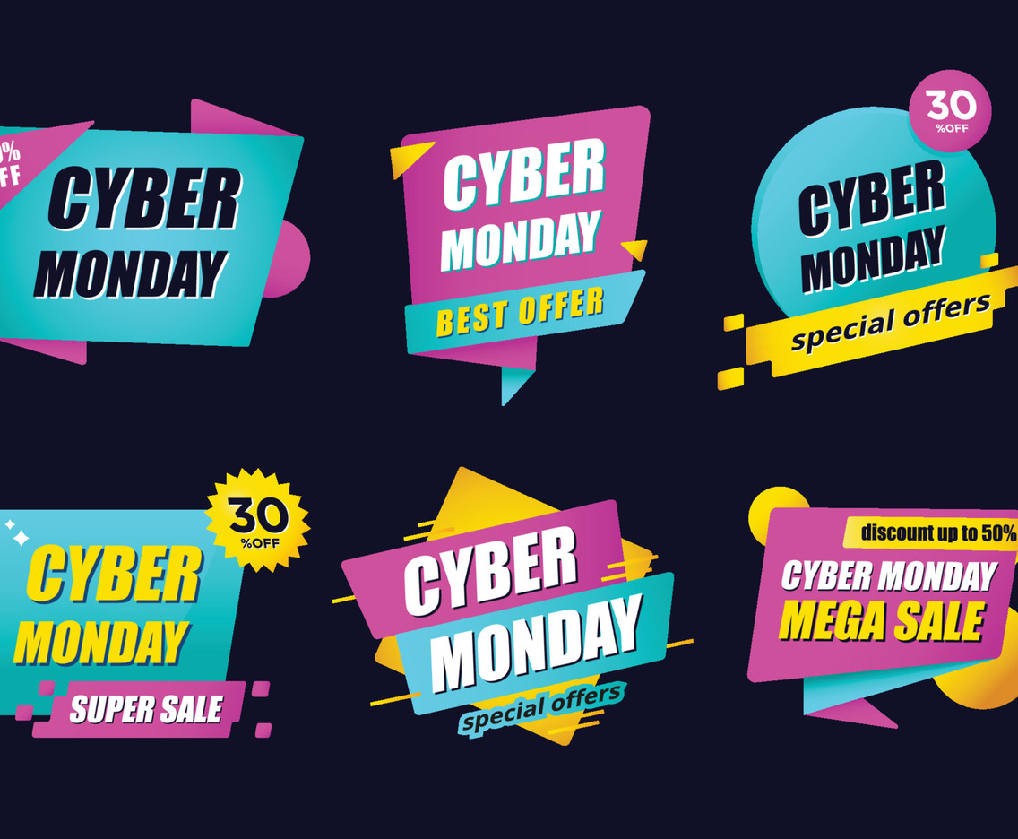Cyber Monday Sale Sticker