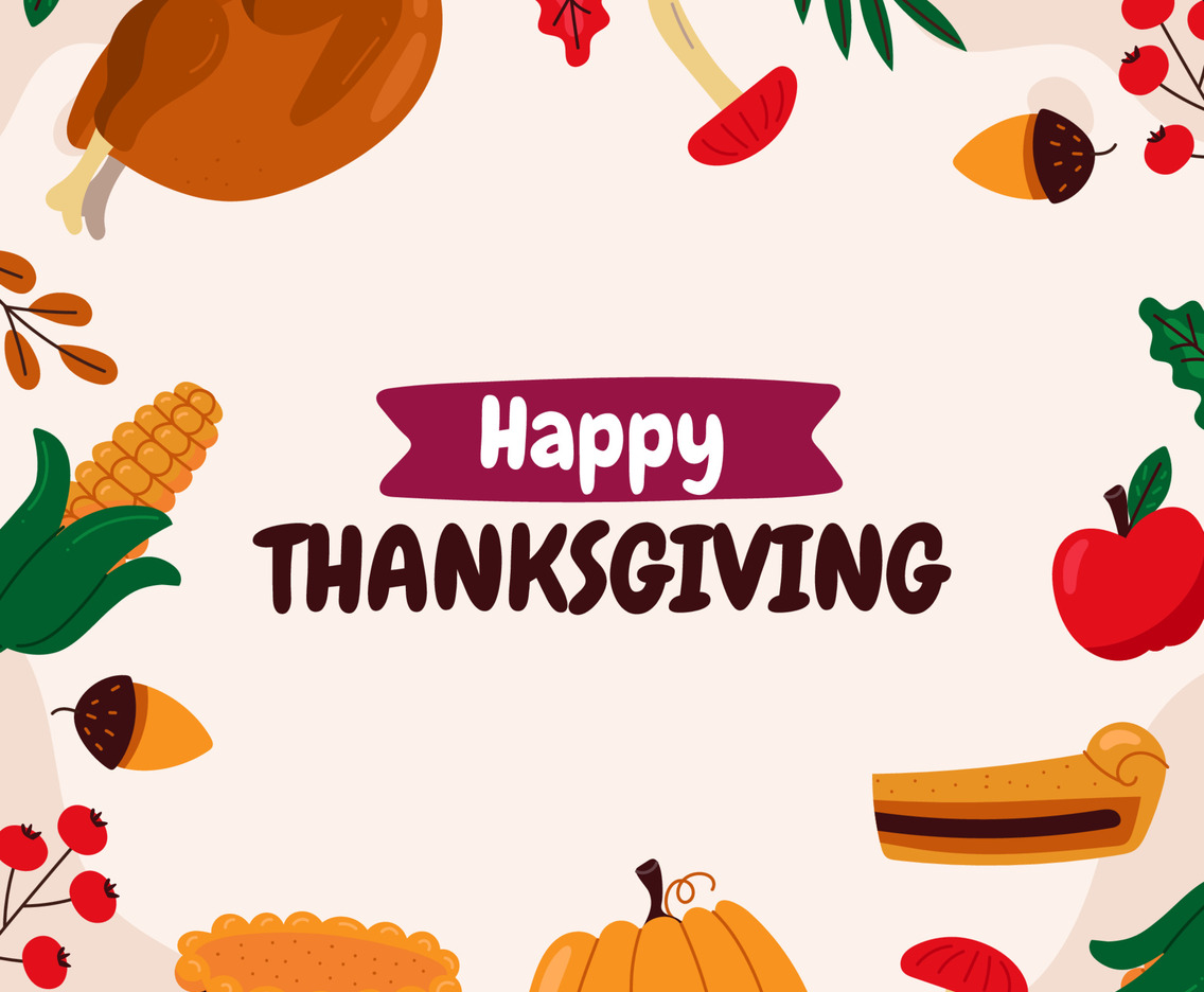 Hand Drawn Thanksgiving Background