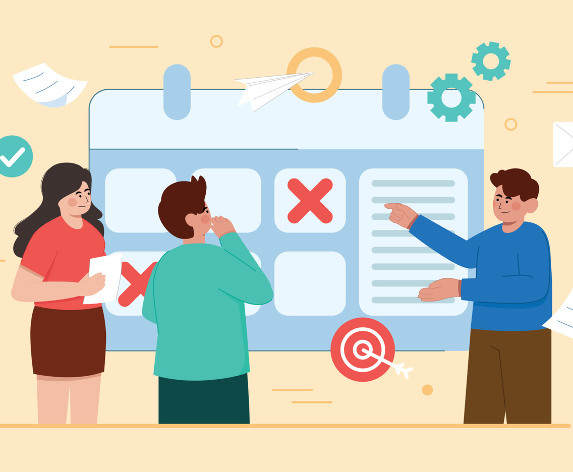 Business Schedule Strategy Concept
