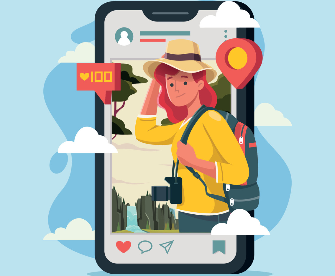 Woman Traveling For Holiday