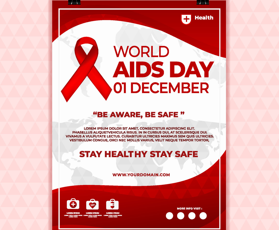 World Aids Day Poster Template