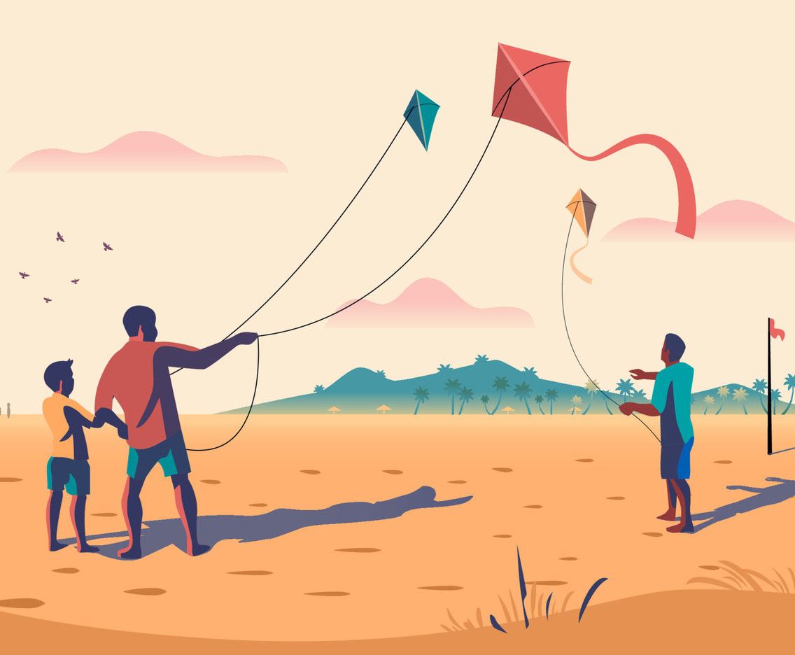 Kite Festival At Makar Sankrati