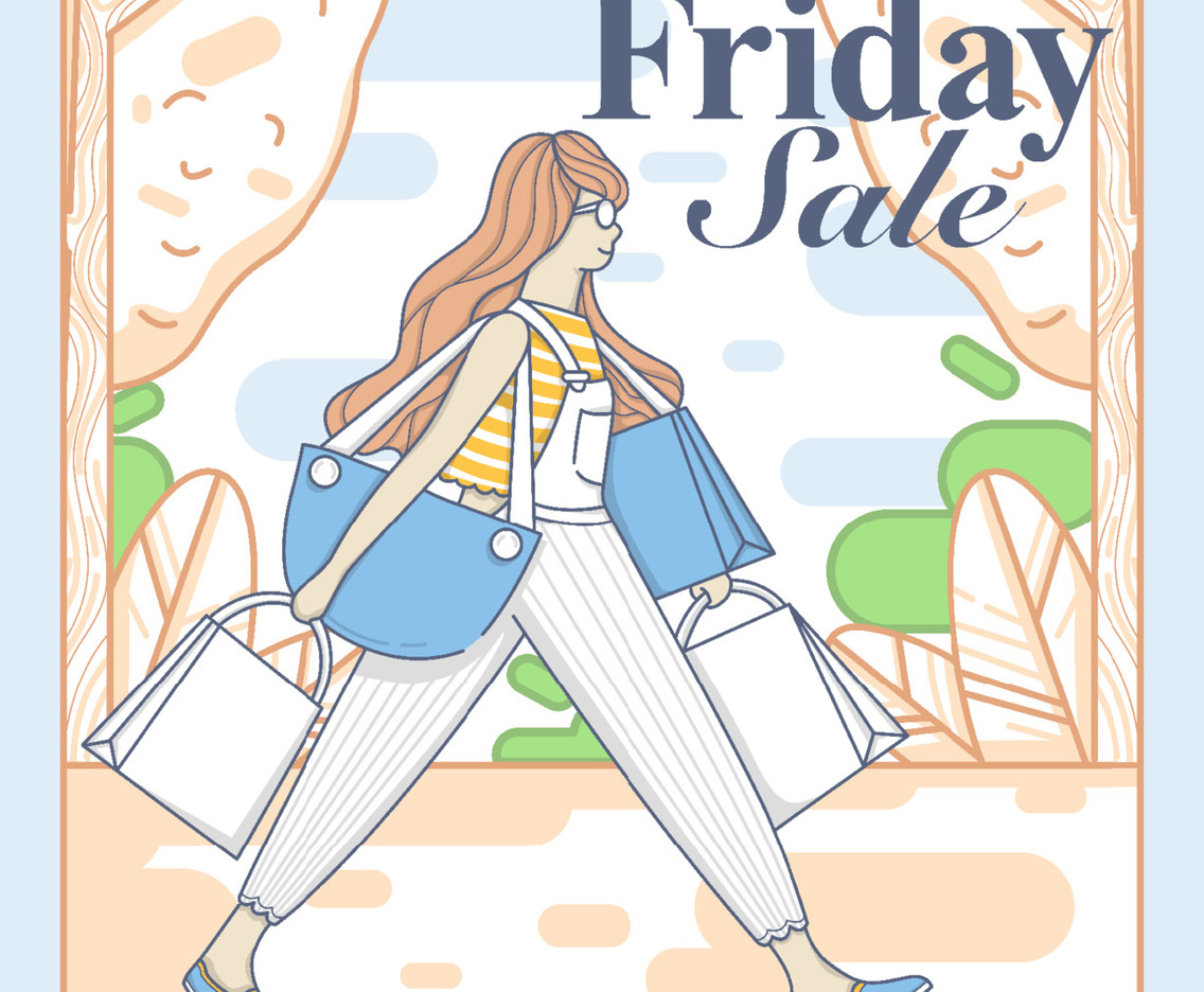 Black Friday Sale Concept Poster