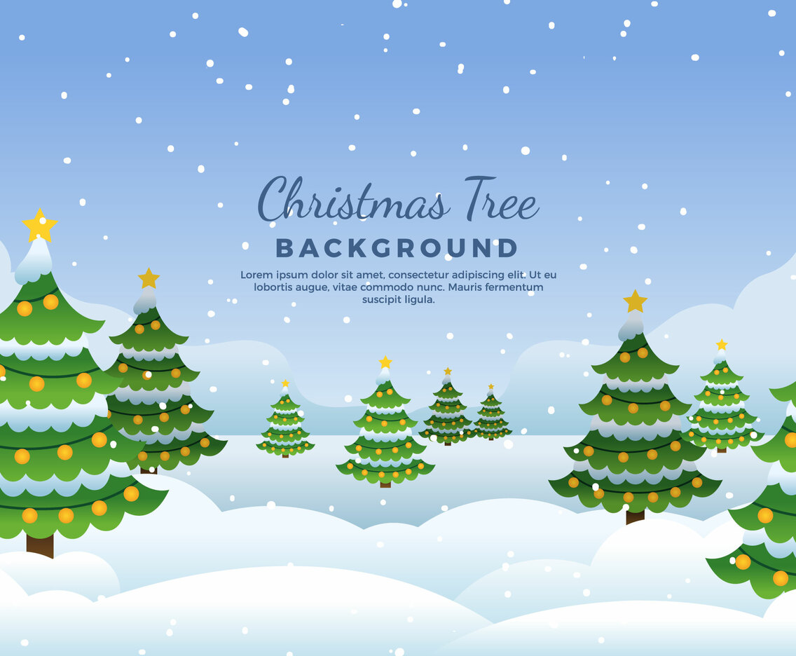 Background of Winter Scenery