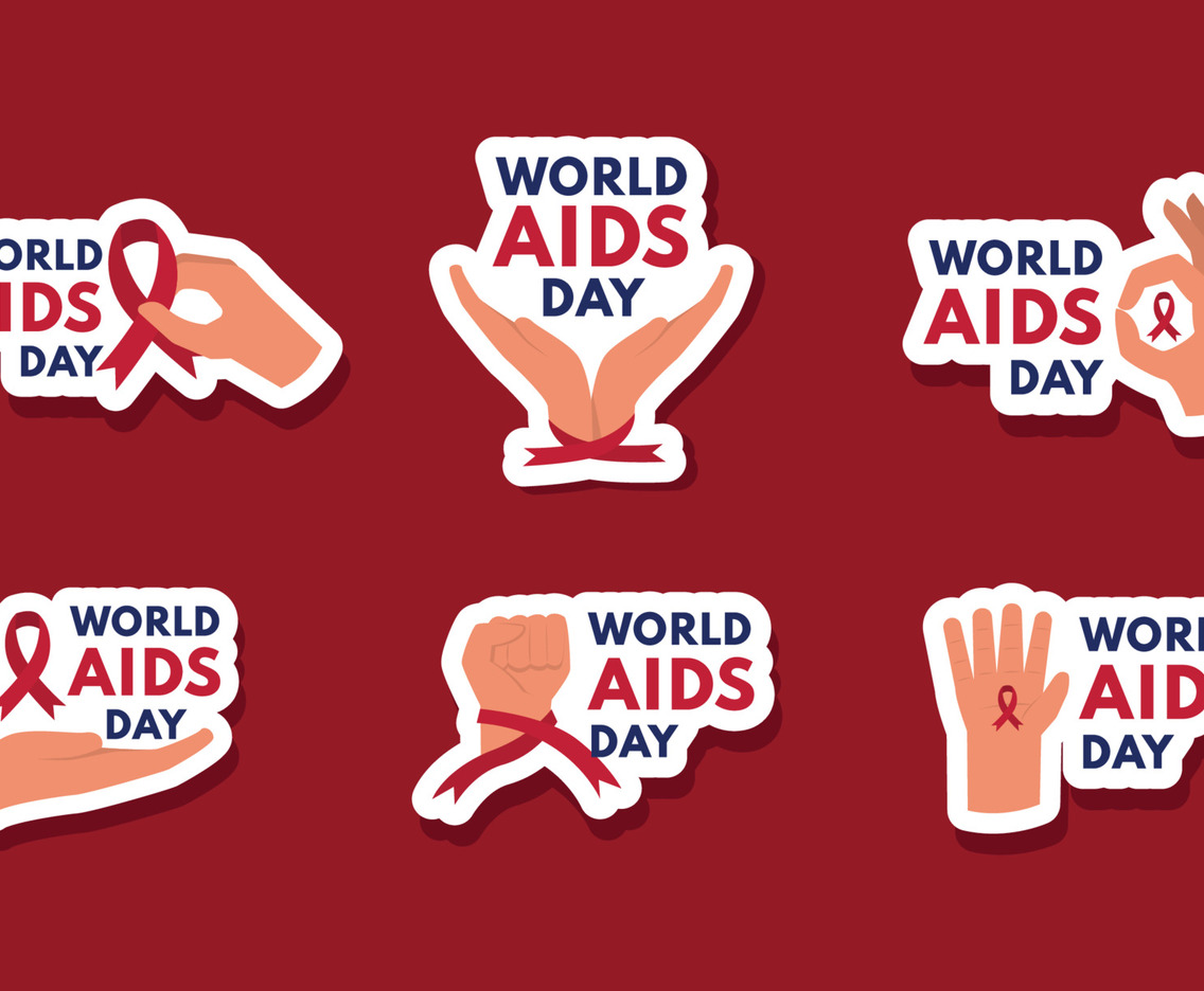 World AIDS Day Sticker Set
