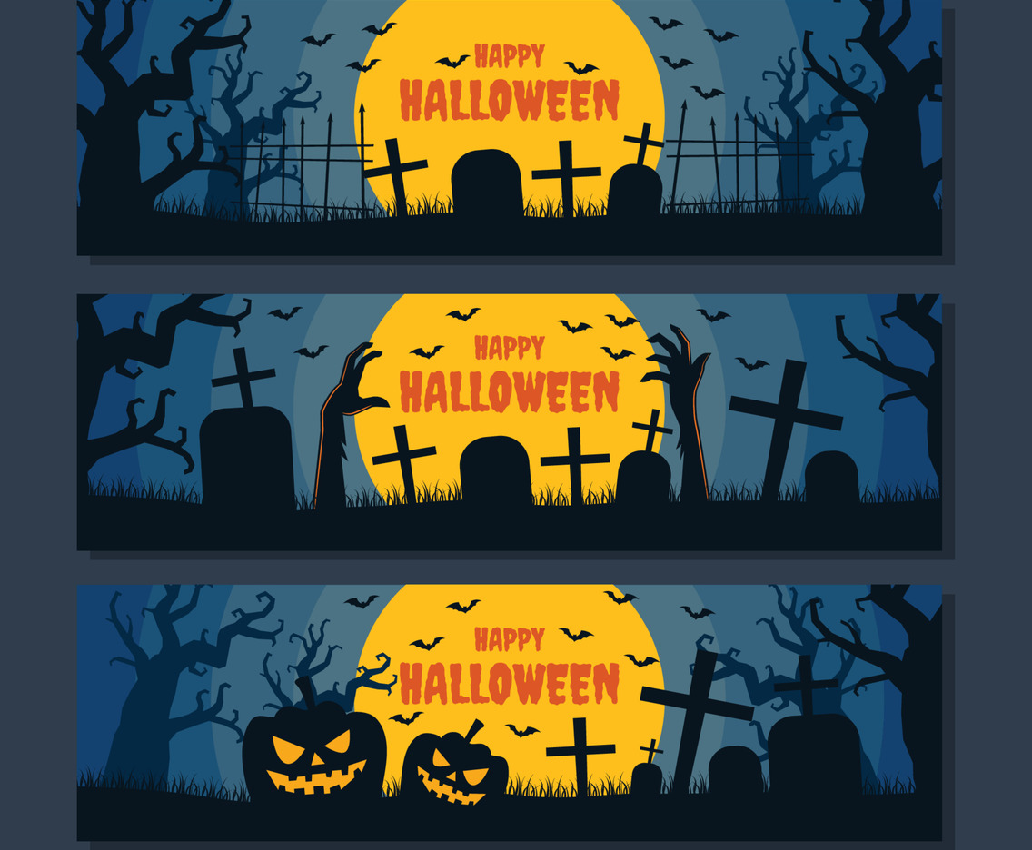 Halloween Festivity Banner Set