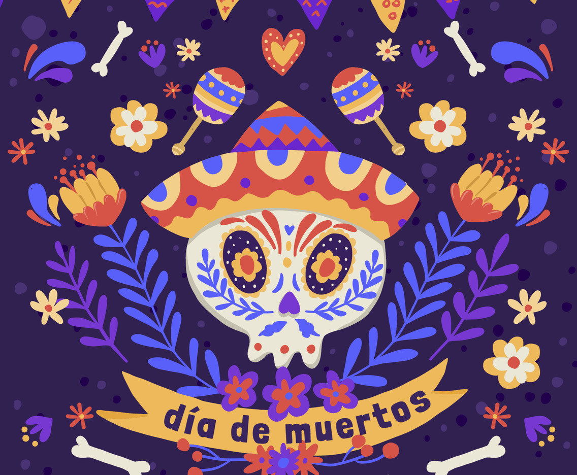 Dia de Los Muertos Background