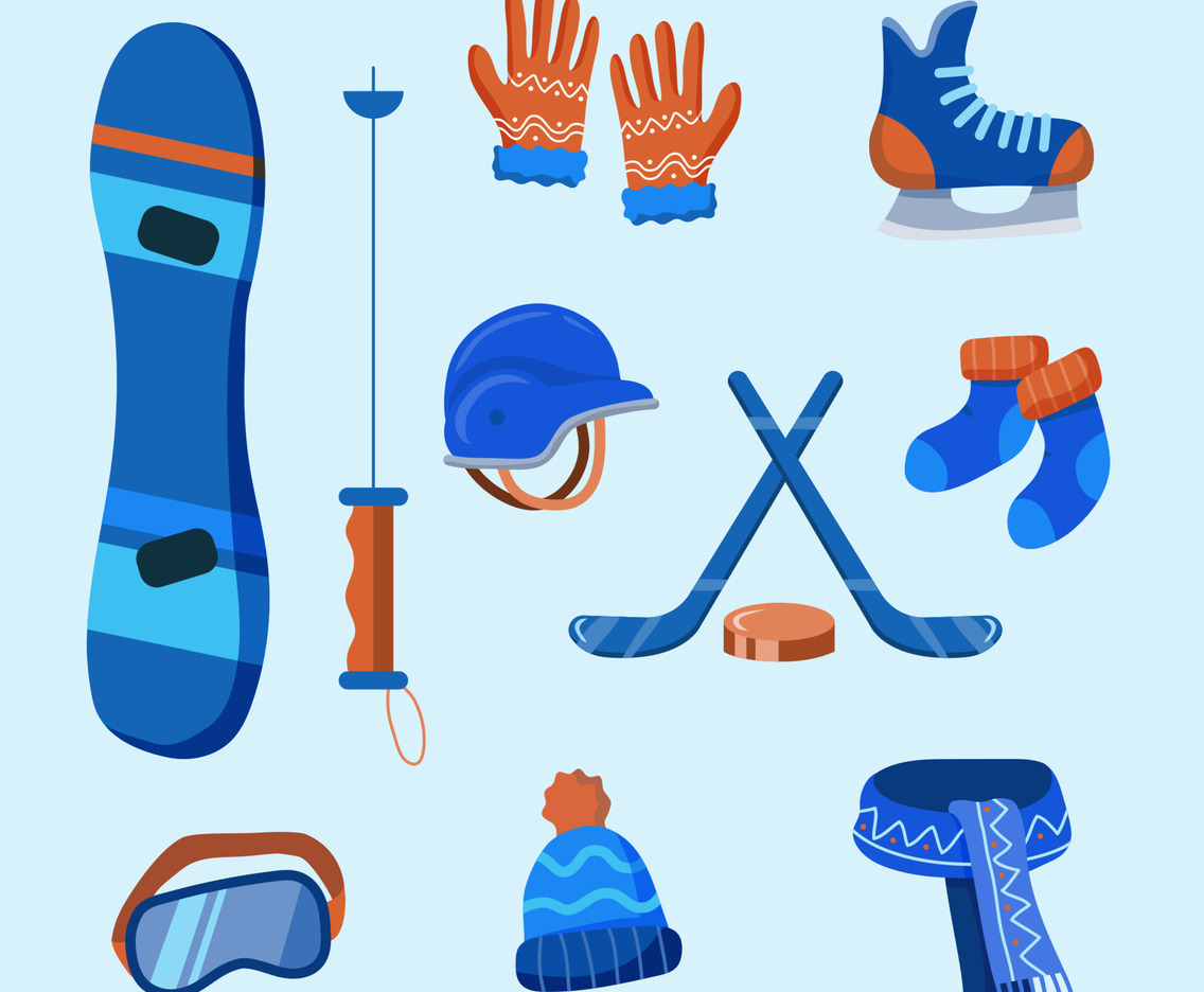 Winter Sport Icon Equipment Collection