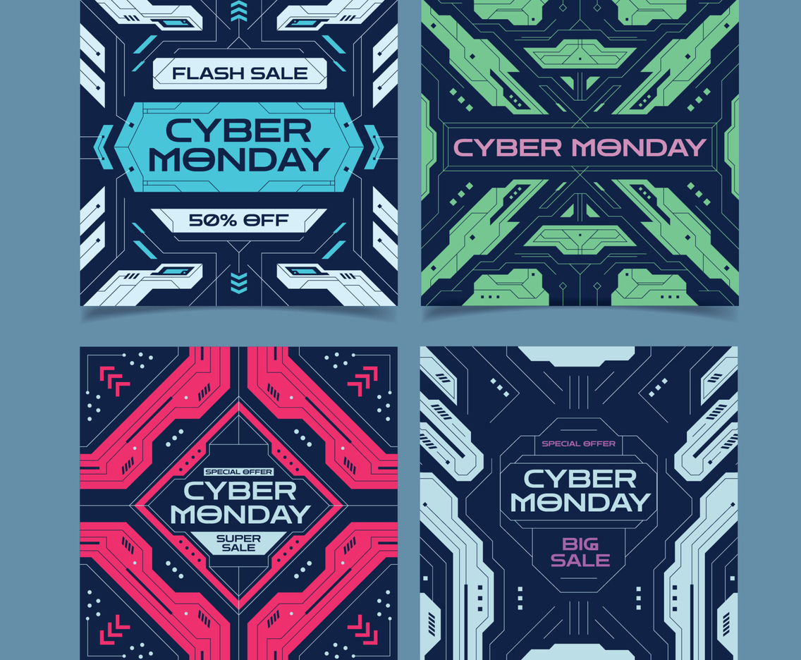 Cyber Monday Sale Social Media Post