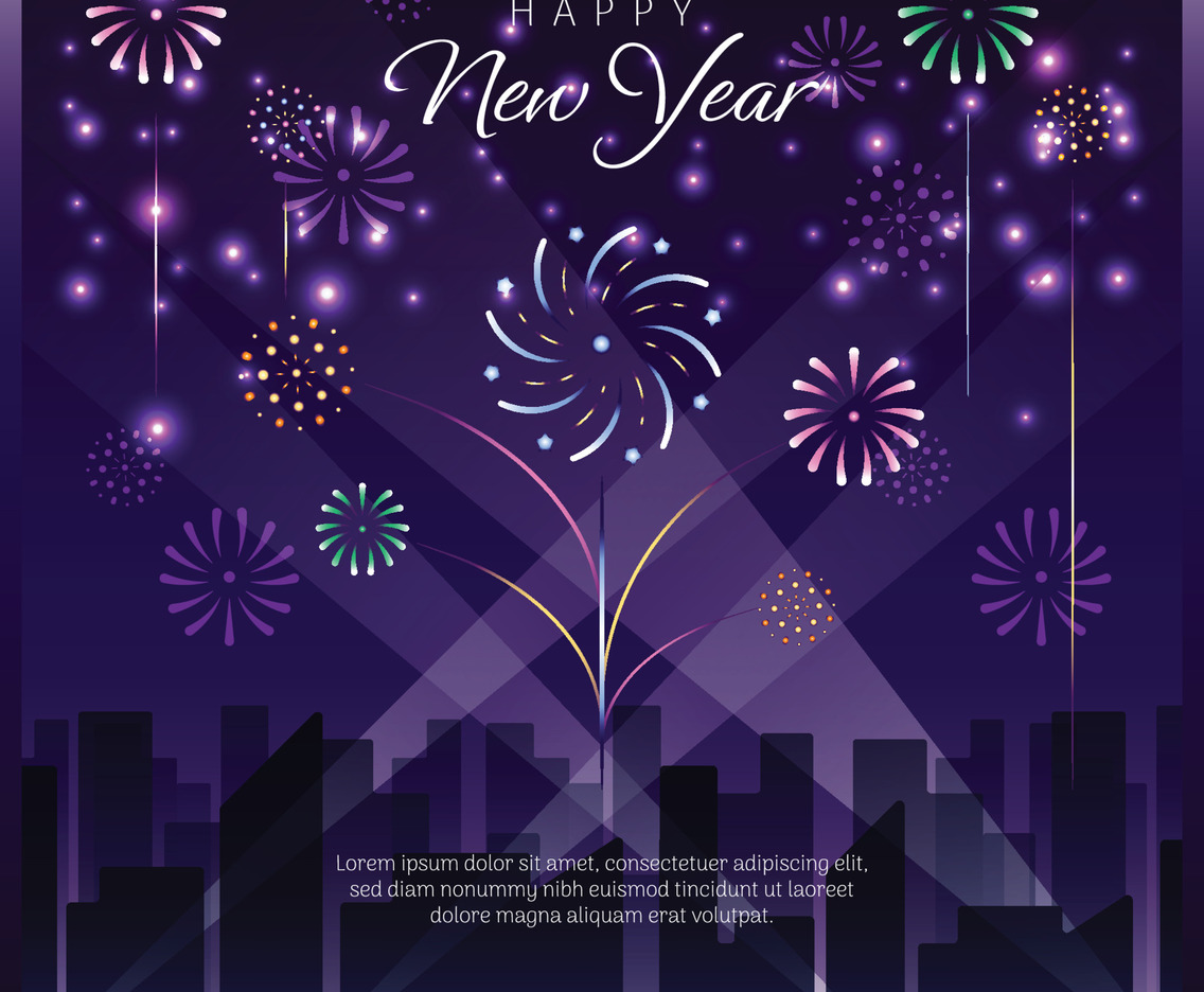 New Year Festifity Illustration
