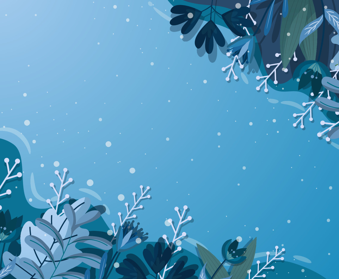 Winter Flower Background