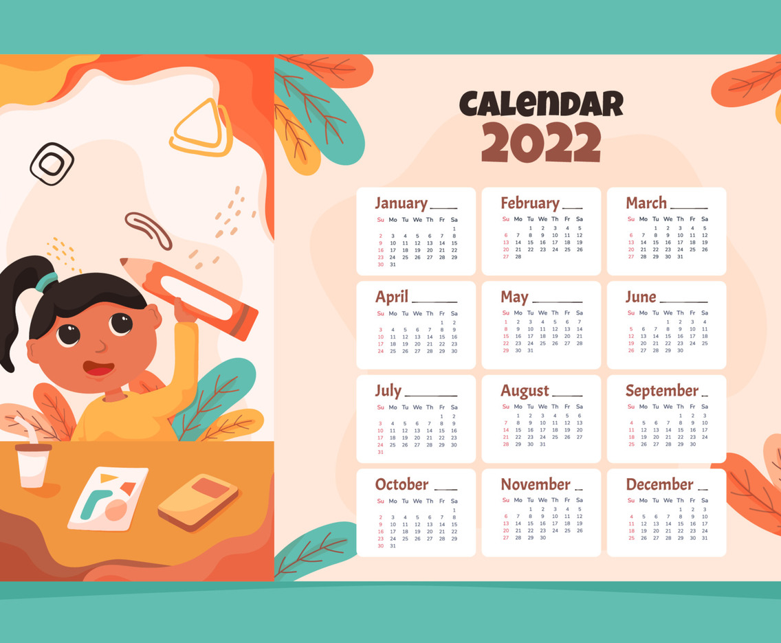 Calendar 2022 Concept