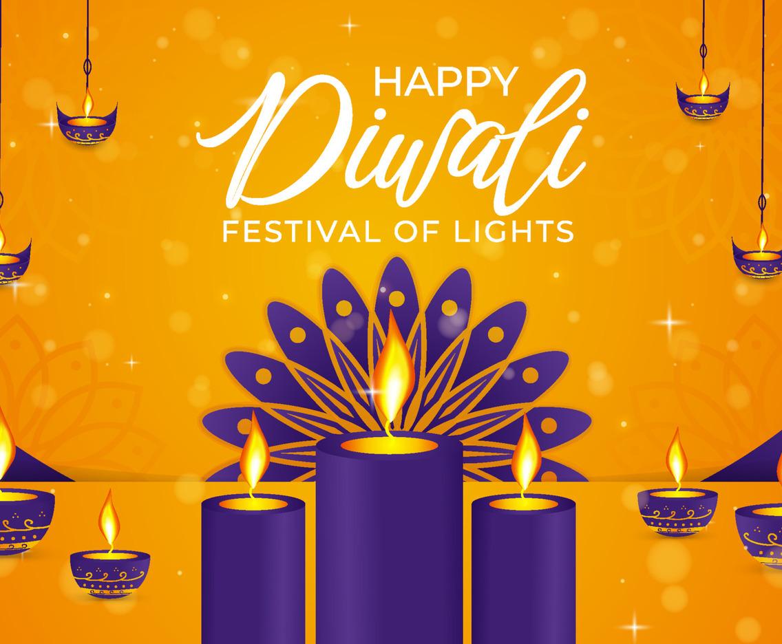 Happy Diwali Festival Background