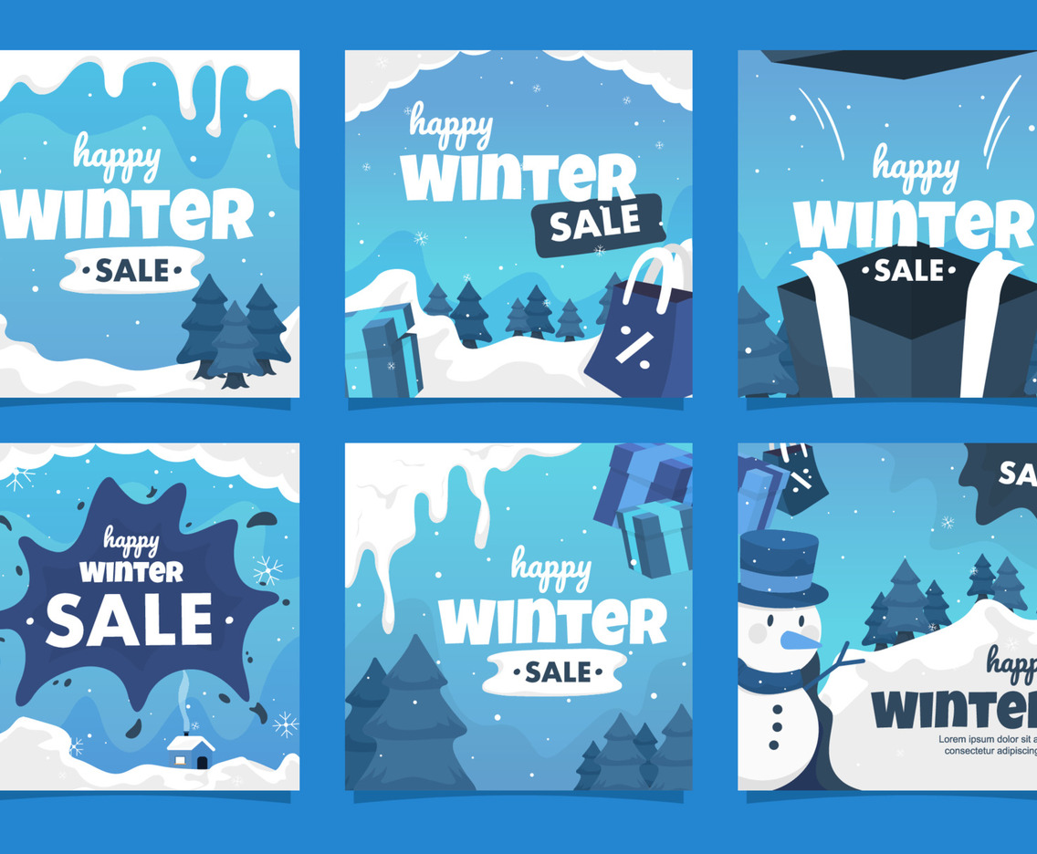 Winter Sale Social Media Posts