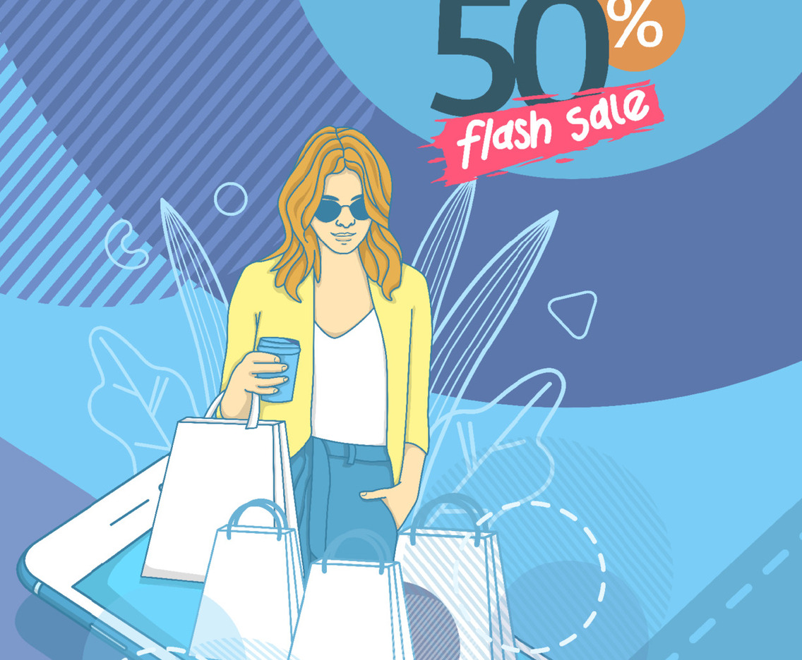Cyber Monday Sale Promotion Poster