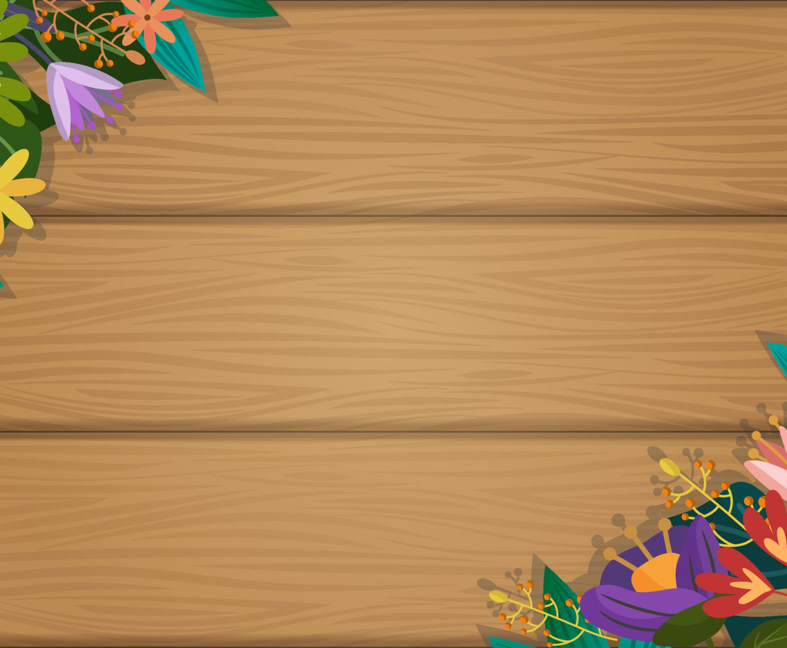 Wood Foliage Background