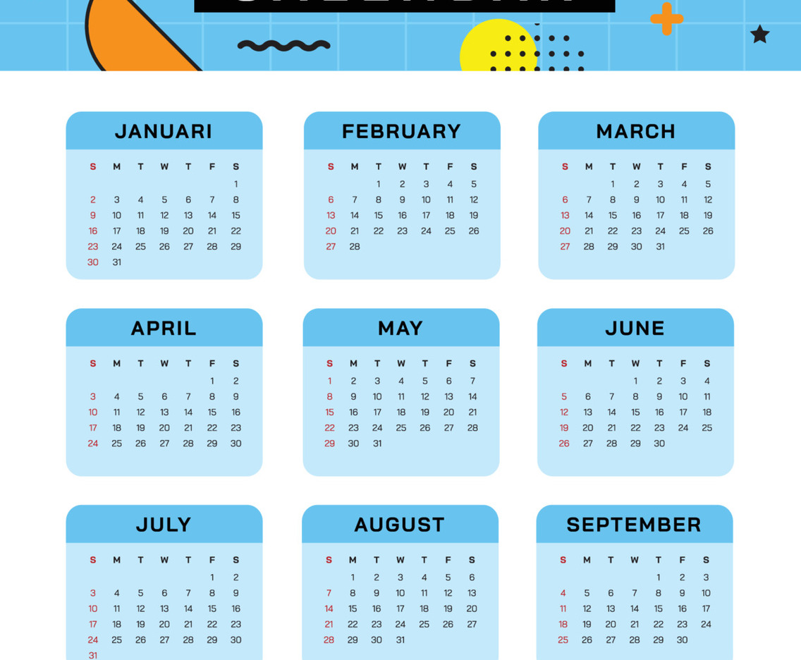 2022 Calendar Template
