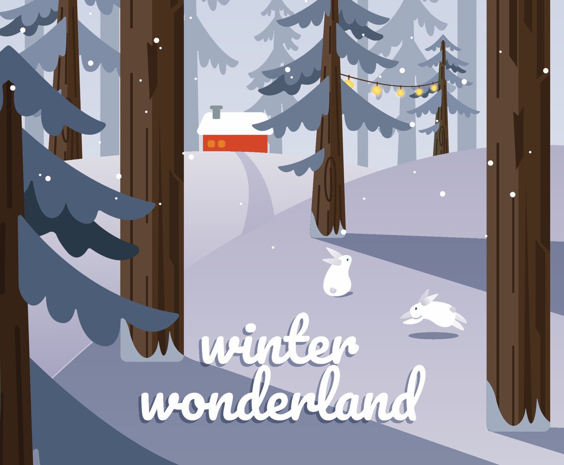 Winter Scenery Background