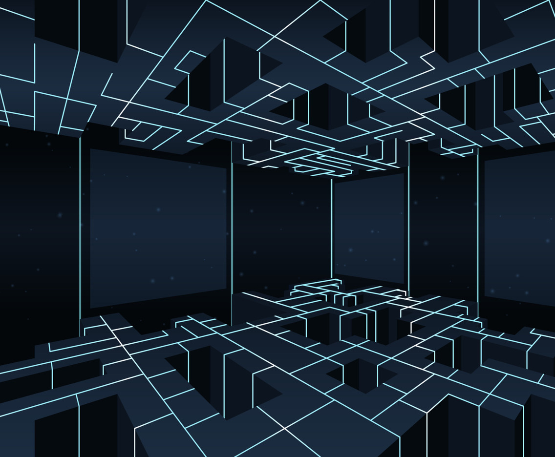 Blue Virtual Background