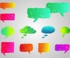 Colorful Speech Bubbles