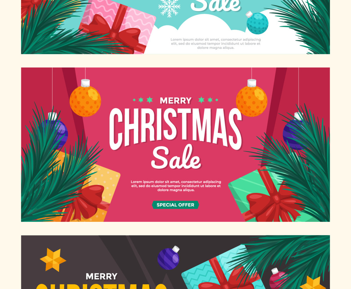 Christmas Sale Banner Collection
