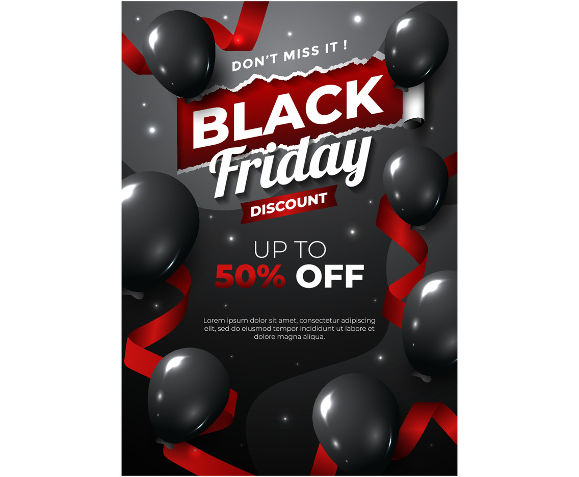 Black Friday Discount Poster