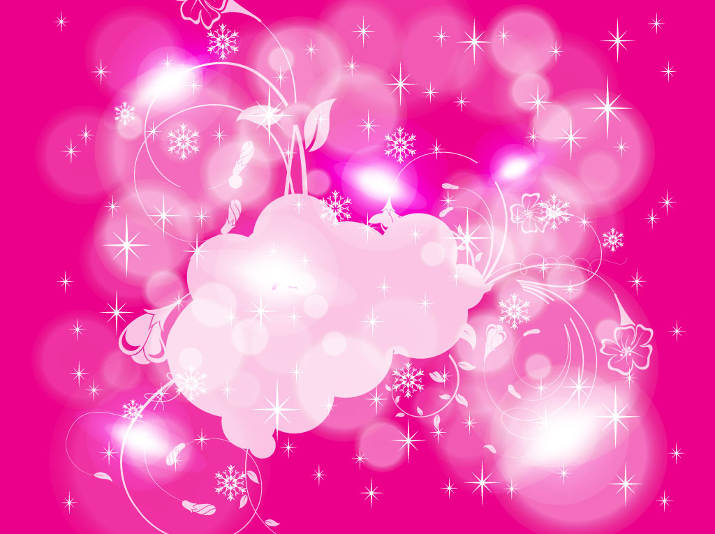 Pink Winter Background
