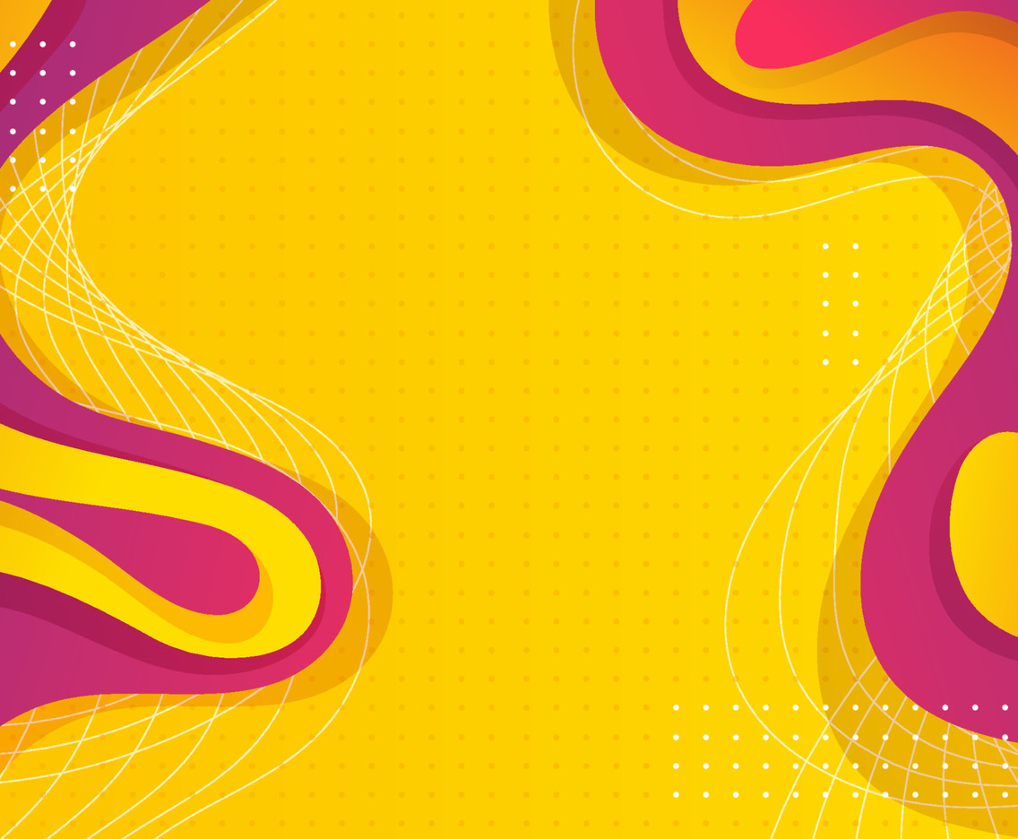 Yellow Wave Background