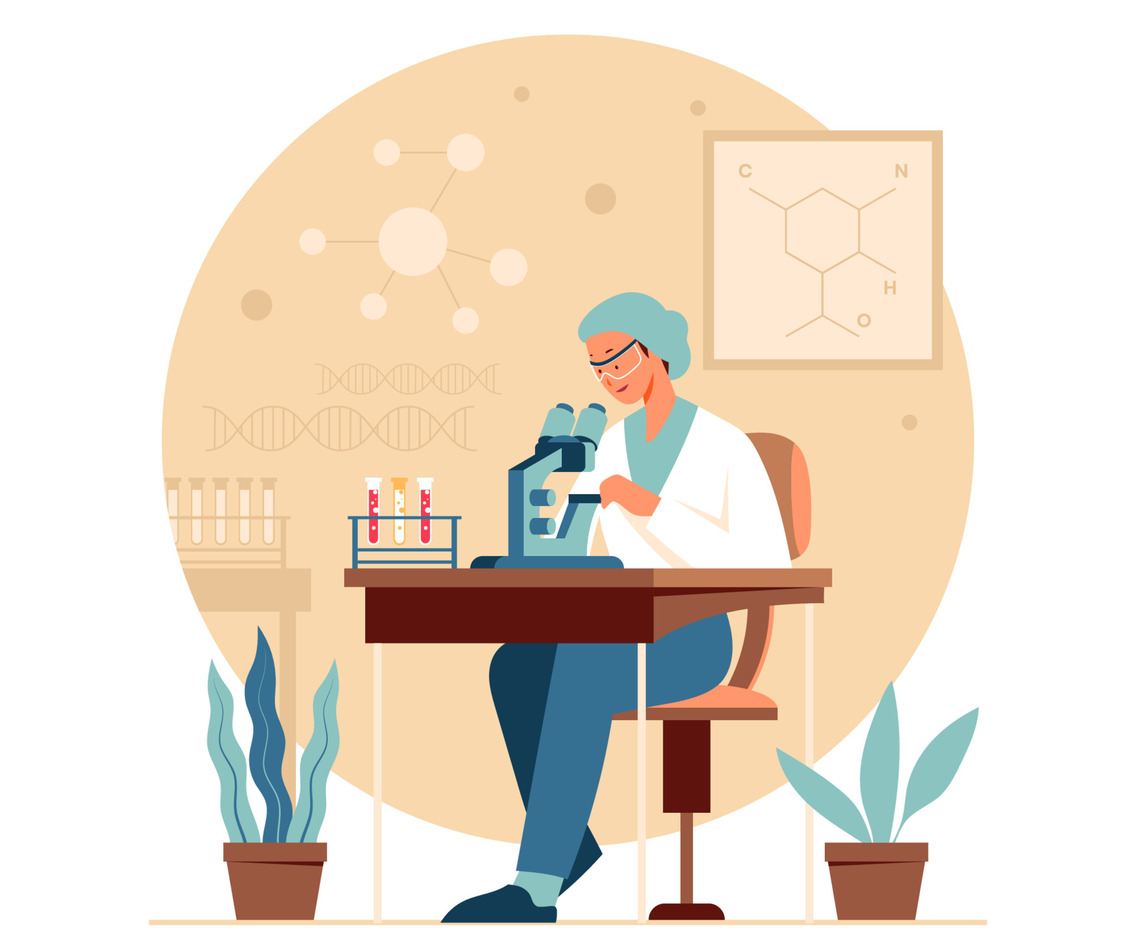 Women Scientist Concept