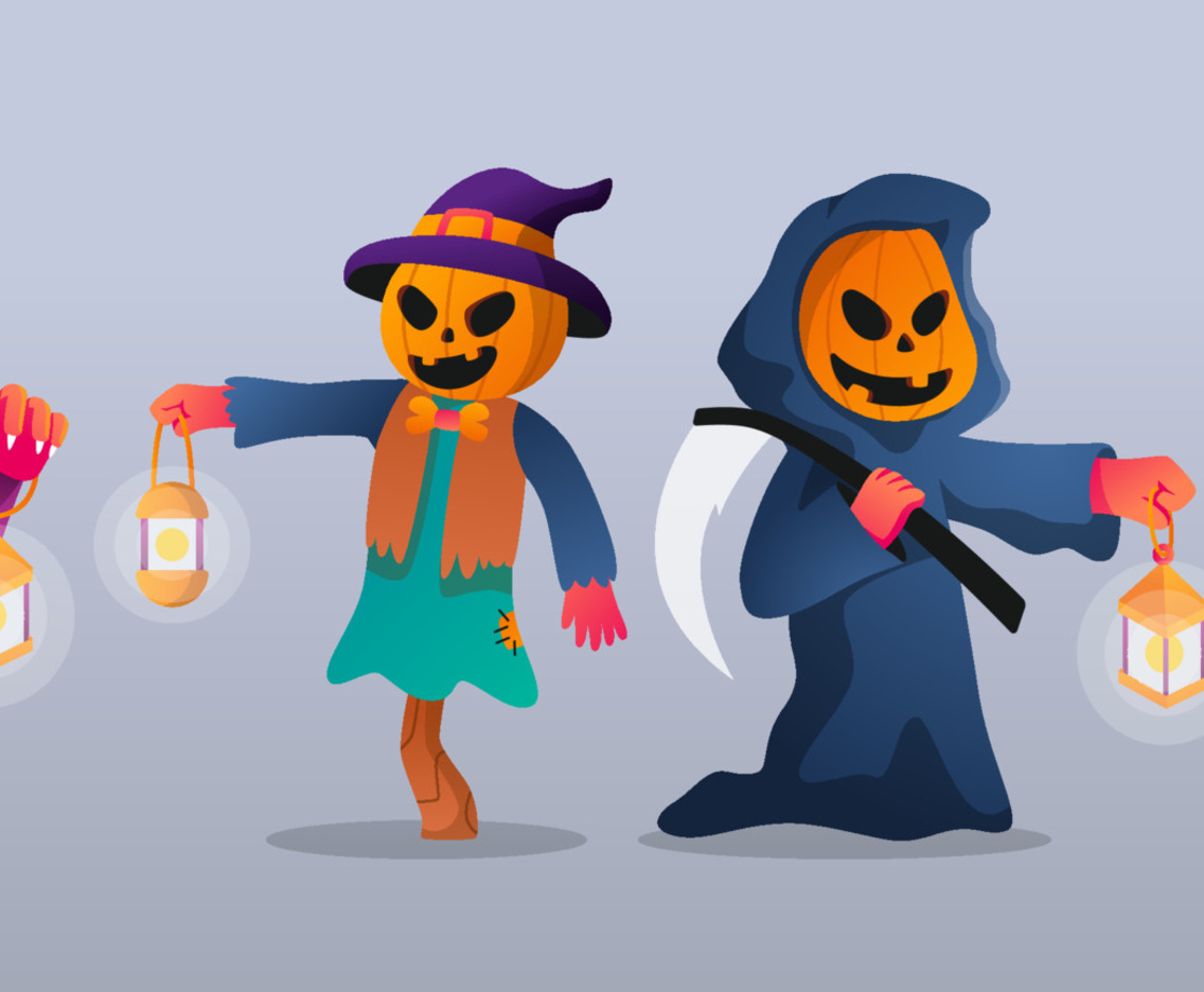Jack O Lantern Character Set
