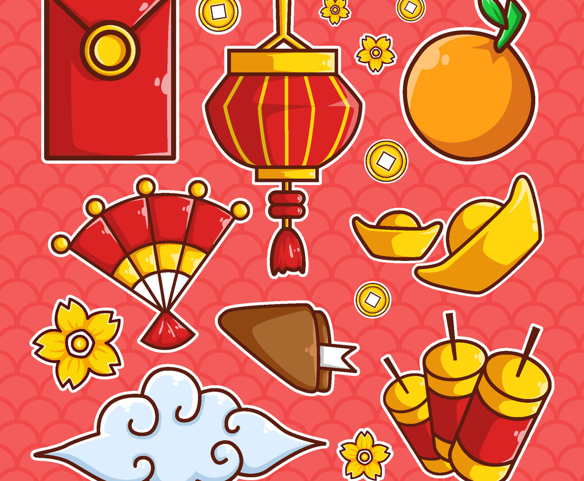 Gong Xi Fa Cai Sticker Collection