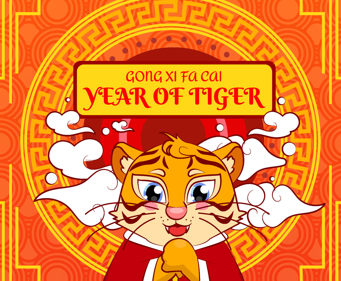 Chinese New Year of Tiger Concept