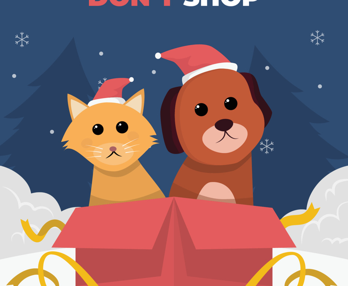 Santa Paws Poster Template