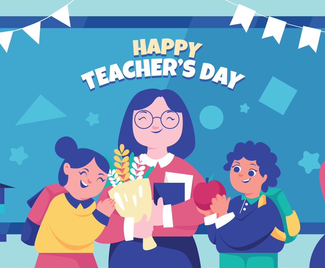 Happy Teacher's Day Concept