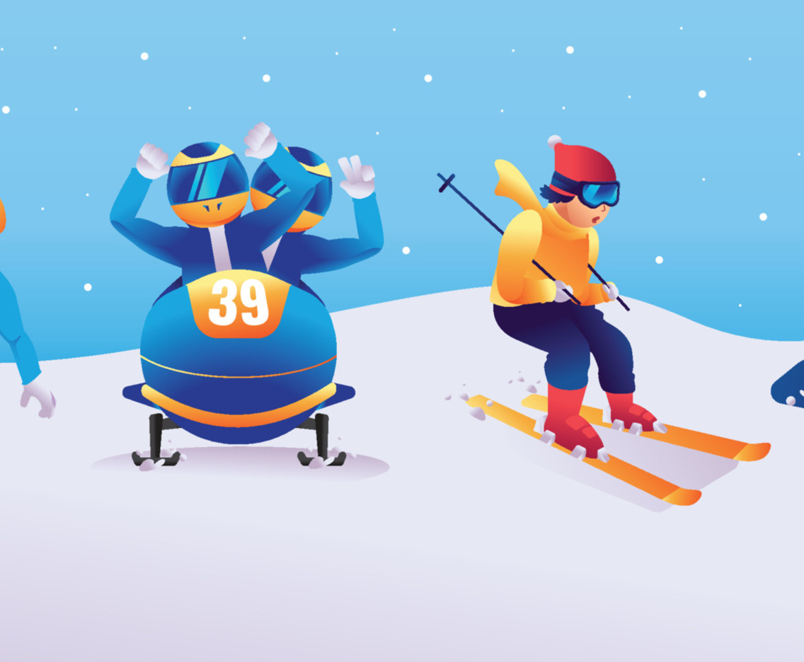Winter Sport Character