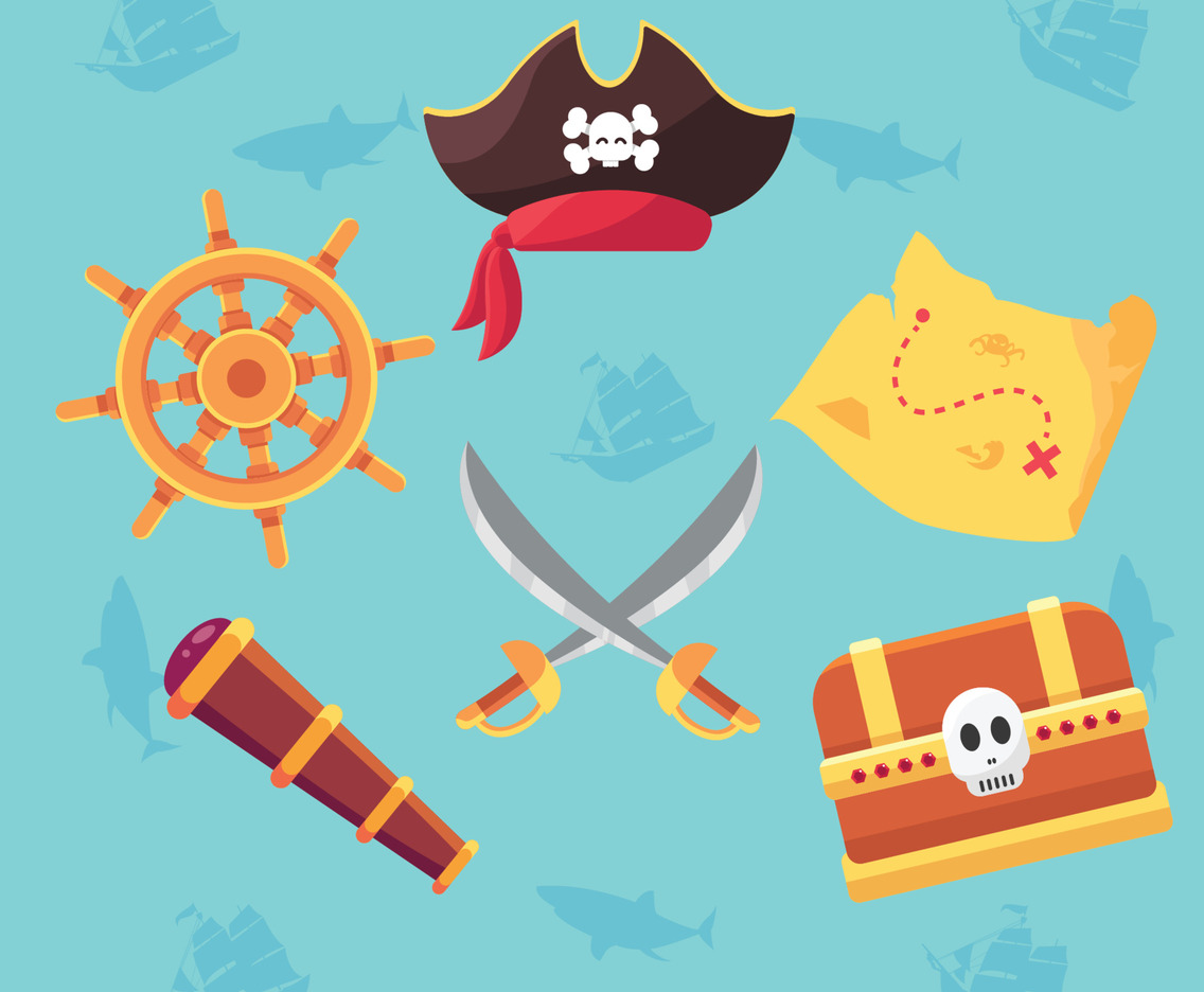 Set Of Pirate Icons