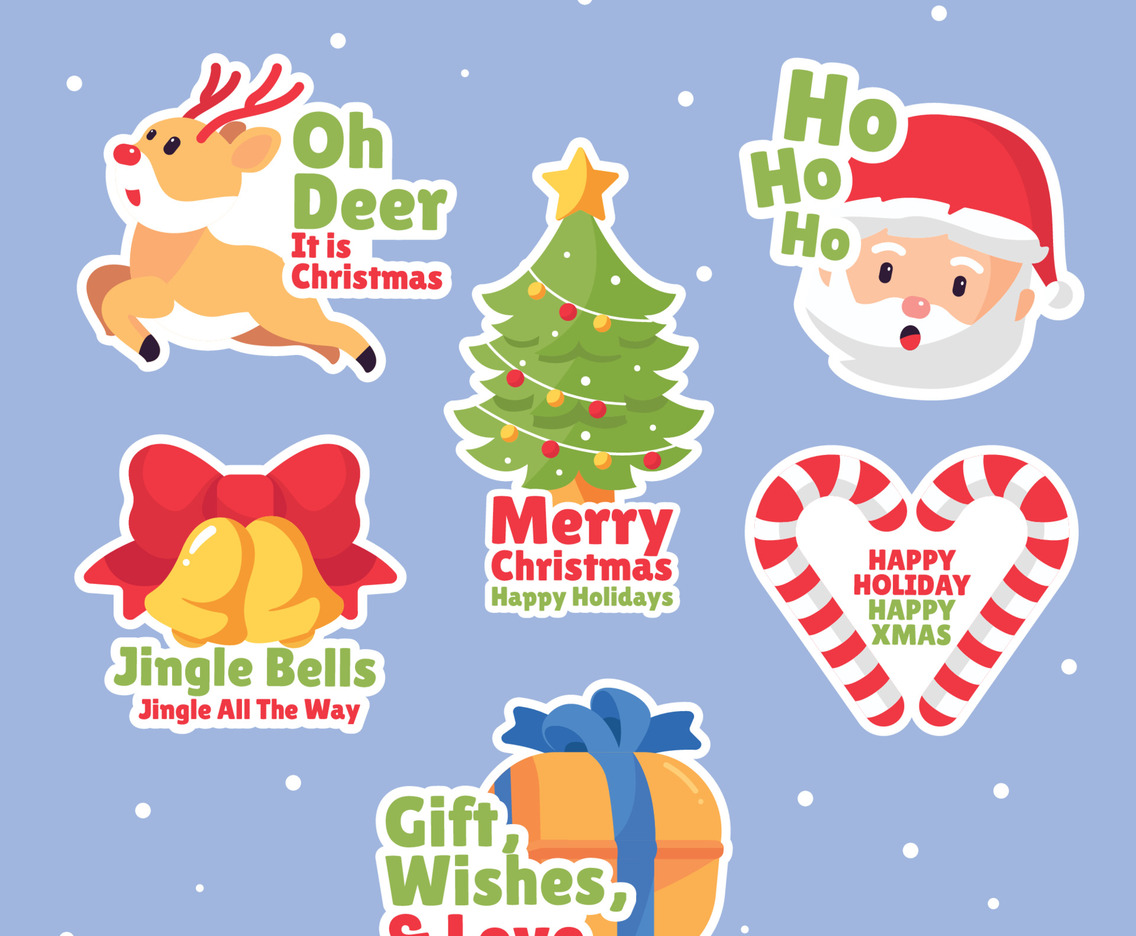 Christmas Sticker Set