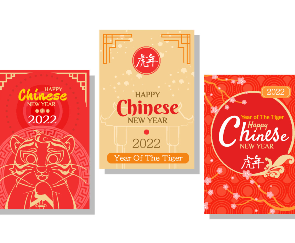 Chinese New Year of Tiger Social Media Collection
