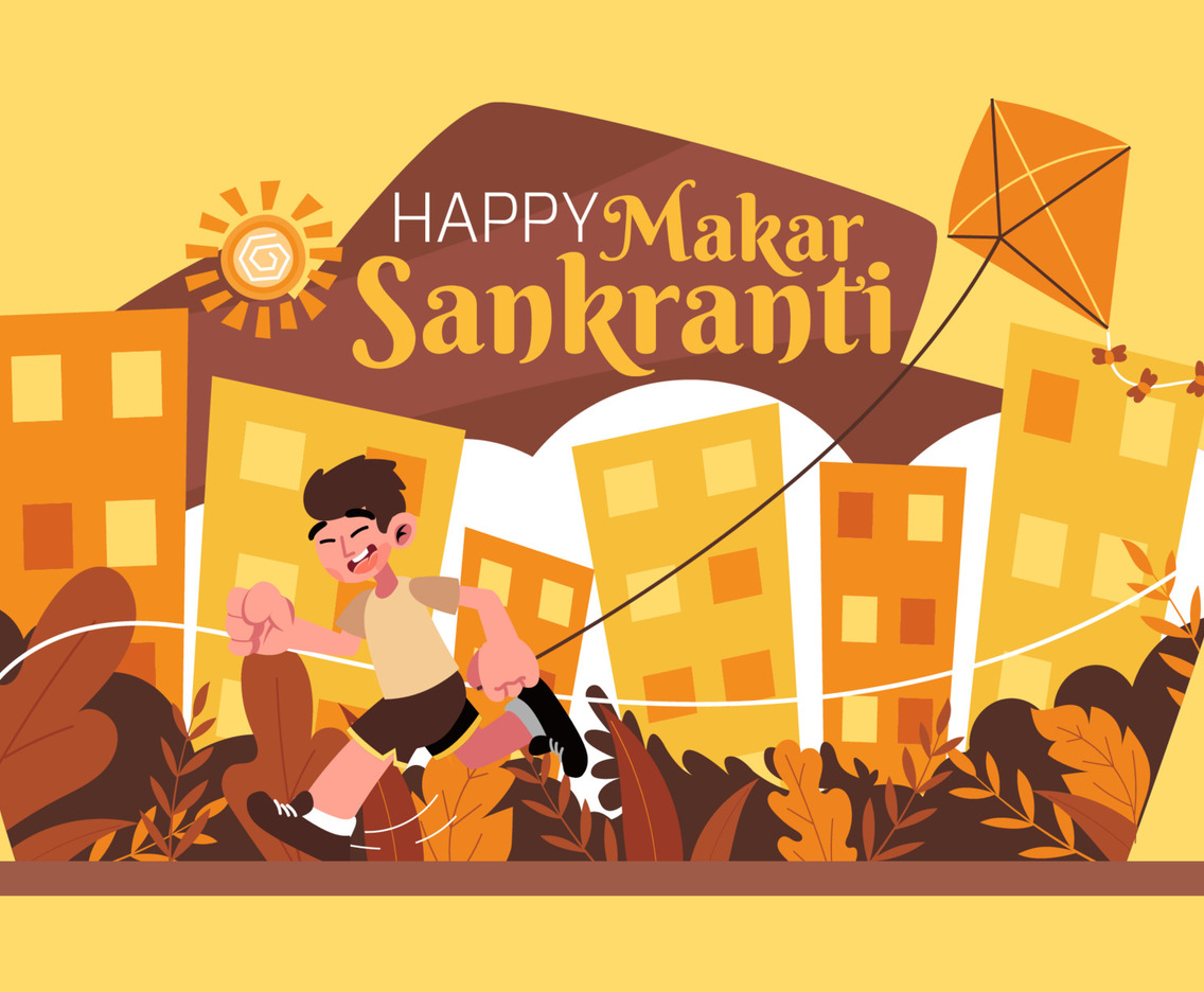 Celebrating Makar Sankranti with Kite