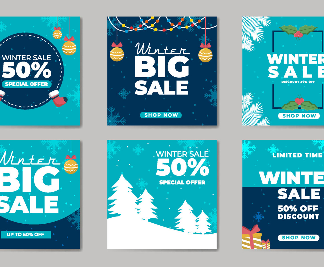 Winter Sale Social Media Post