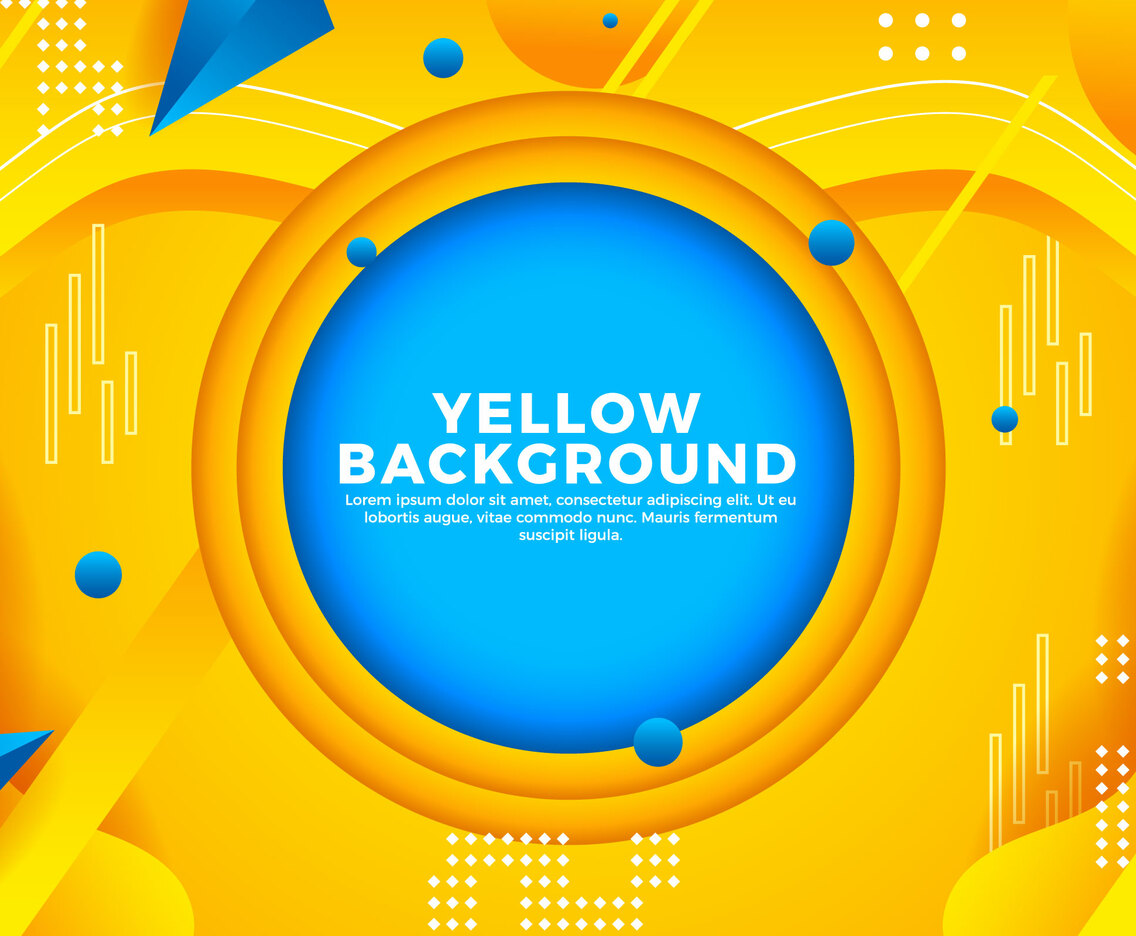 Abstract background with yellow color