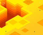 Modern Abstract Geometric Yellow Background