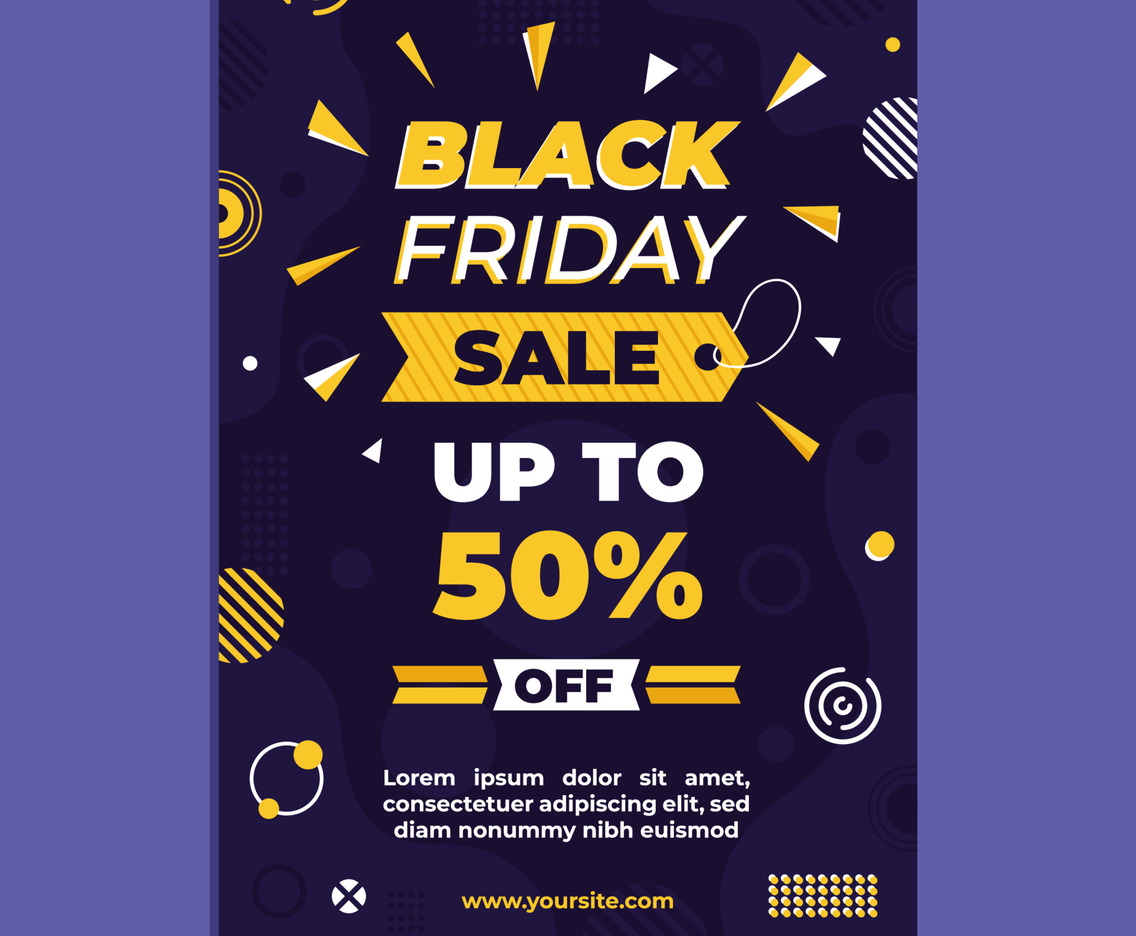 Black Friday Sale Poster Template
