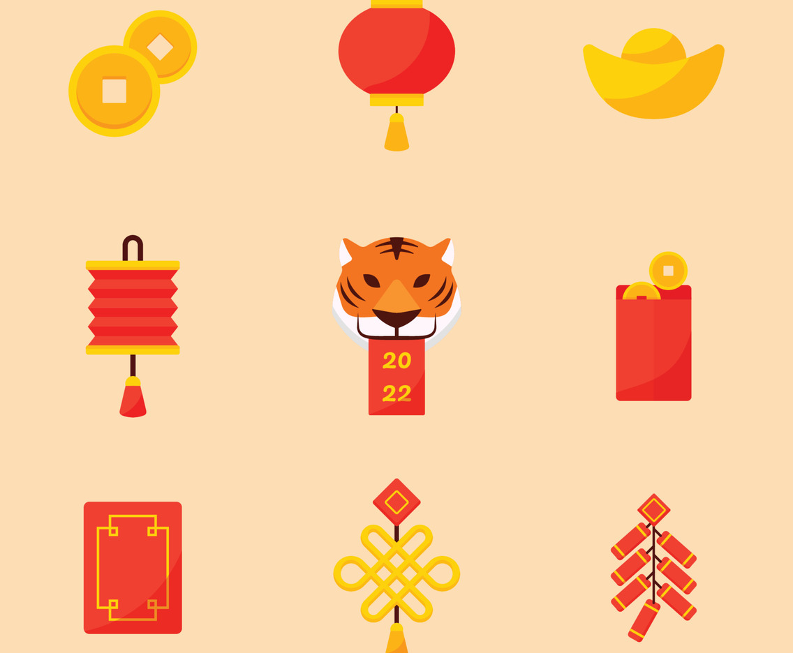Chinese New Year, Year of Tiger Icon