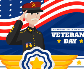 USA Veterans Day Concept