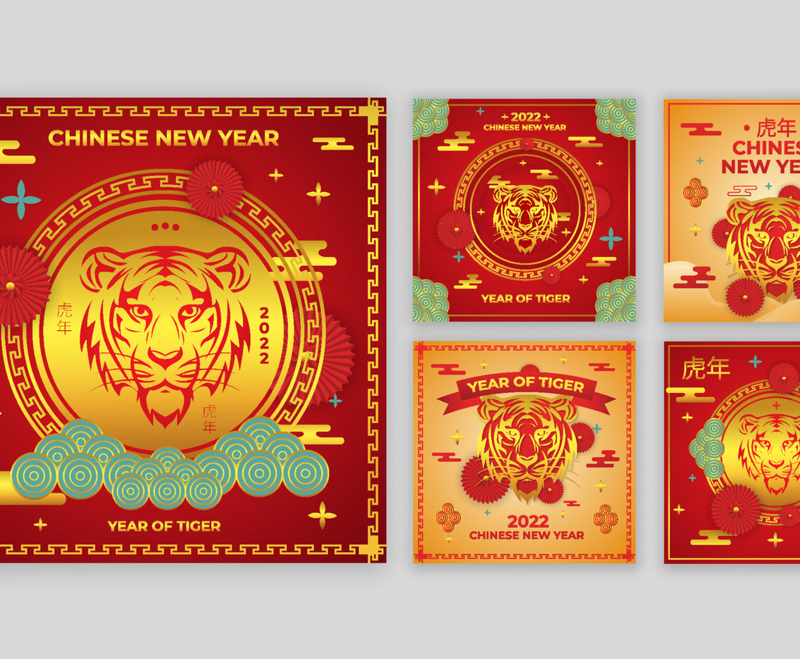 Chinese New Year Social Media Post Collection